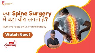 क्या Spine Surgery में बड़ा चीरा लगता है? | Myths vs Facts | Best Spine Surgeon in Delhi