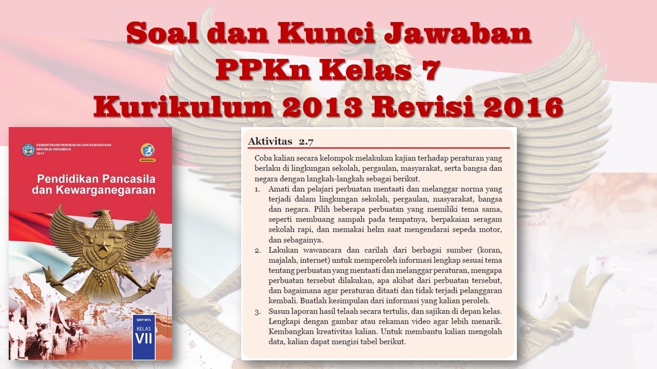 Kunci Jawaban Tabel 2.4 Pkn Kelas 7 Bakul Soal