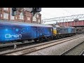 57312  326001 ex  319373 orion parcel train 3q41 with bad wheel flat  crewe 271121