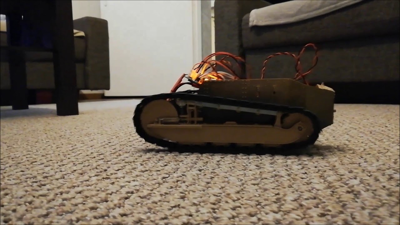 Takom Renault FT 116 RC tank suspension test YouTube