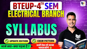 Up Polytechnic 4th Semester Syllabus Electrical Engineering ||  Bteup 4th Sem Syllabus 2026