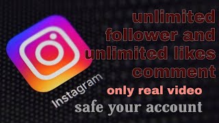 Instagrams unlimited follower and unlimited 👍 likes comment | ✓safe your account|#arvindi4U screenshot 5