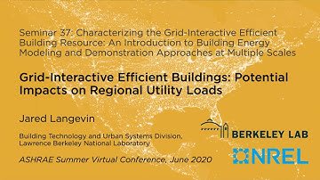Grid-Interactive Efficient Buildings: Potential Impacts on Regional Utility Loads
