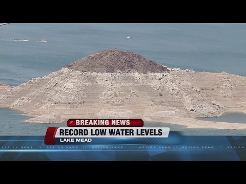 Lake Mead water levels hit record lows