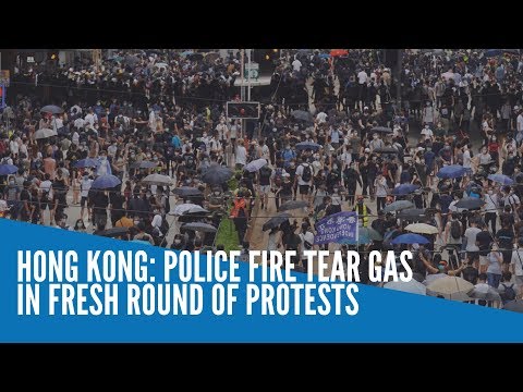 Hong Kong: Police fire tear gas in fresh round of protests