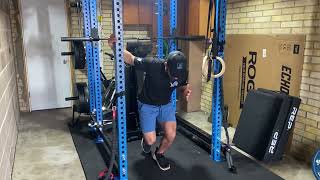 Single leg decel drop