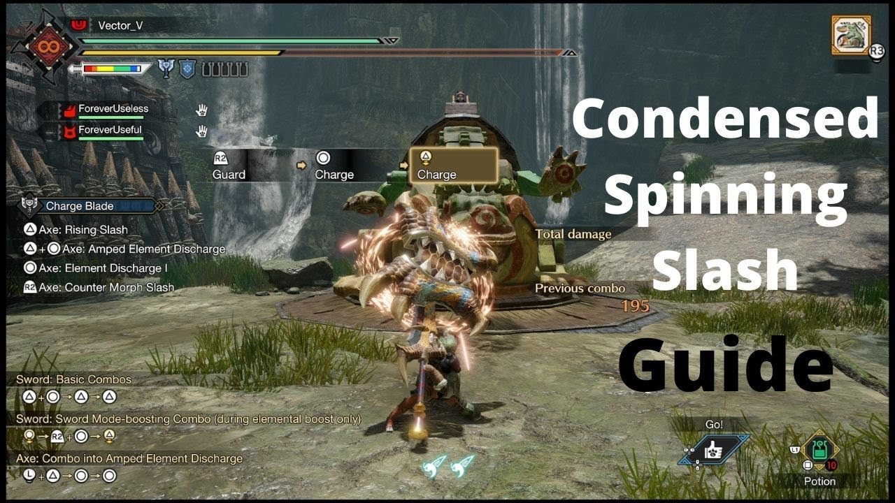[MHRise] How to use Condensed Spinning Slash AKA "Savage Axe" YouTube