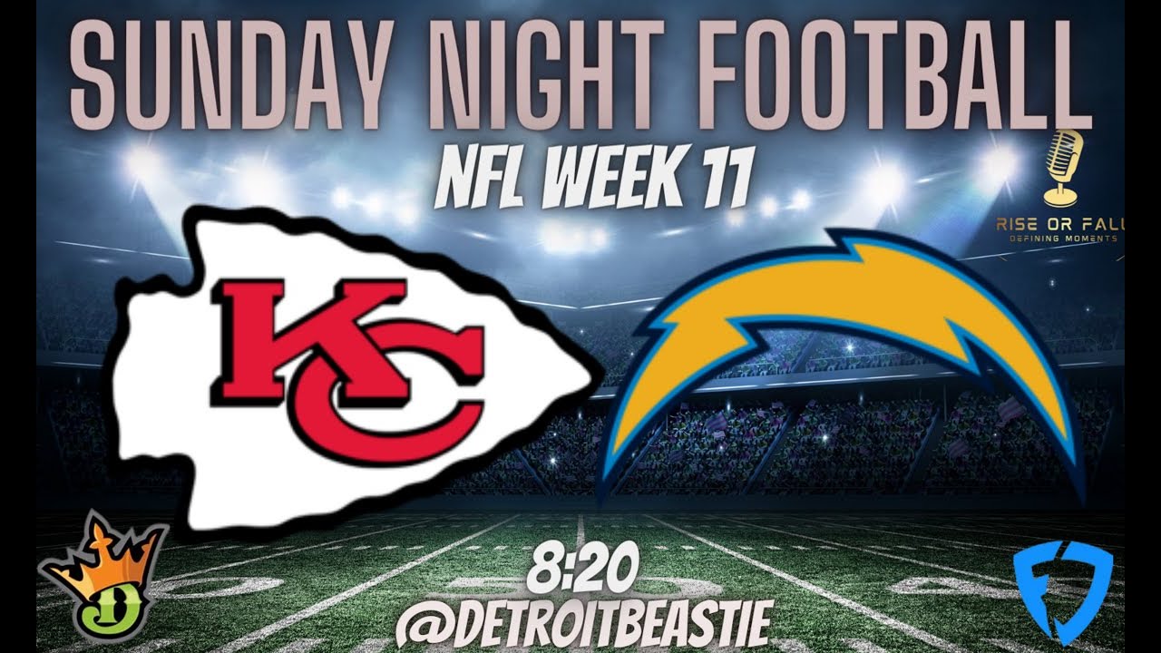 Week 11 Sunday Night Football DraftKings Picks | SNF KC @ LAC NFL DFS ...