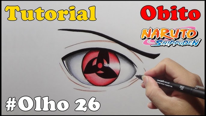 Naruto Eyes  Desenho de olho de anime, Desenho de olho, Tutoriais