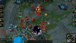 2018.7.24 LOL 蘑菇塔下瑟瑟发抖 五杀提莫王者归来 Teemo Penta Kill