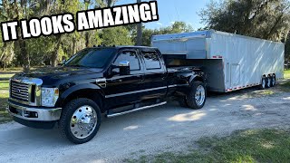 The Fummins Build Get's 24's! Semi Wheels & 35's For The Cummins Swapped Ford F-350 Pt.25