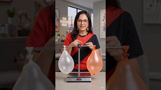 क्या हवा का भी वजन होता है?! 😱💨 | Amazing Science Experiment #shorts