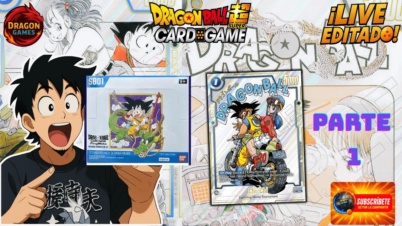 🔥UNBOXING DRAGON BALL SUPER Fusión World💫MANGA BOOSTER 01 🐉Parte 1💥 #dragonball  #dragonballsuper