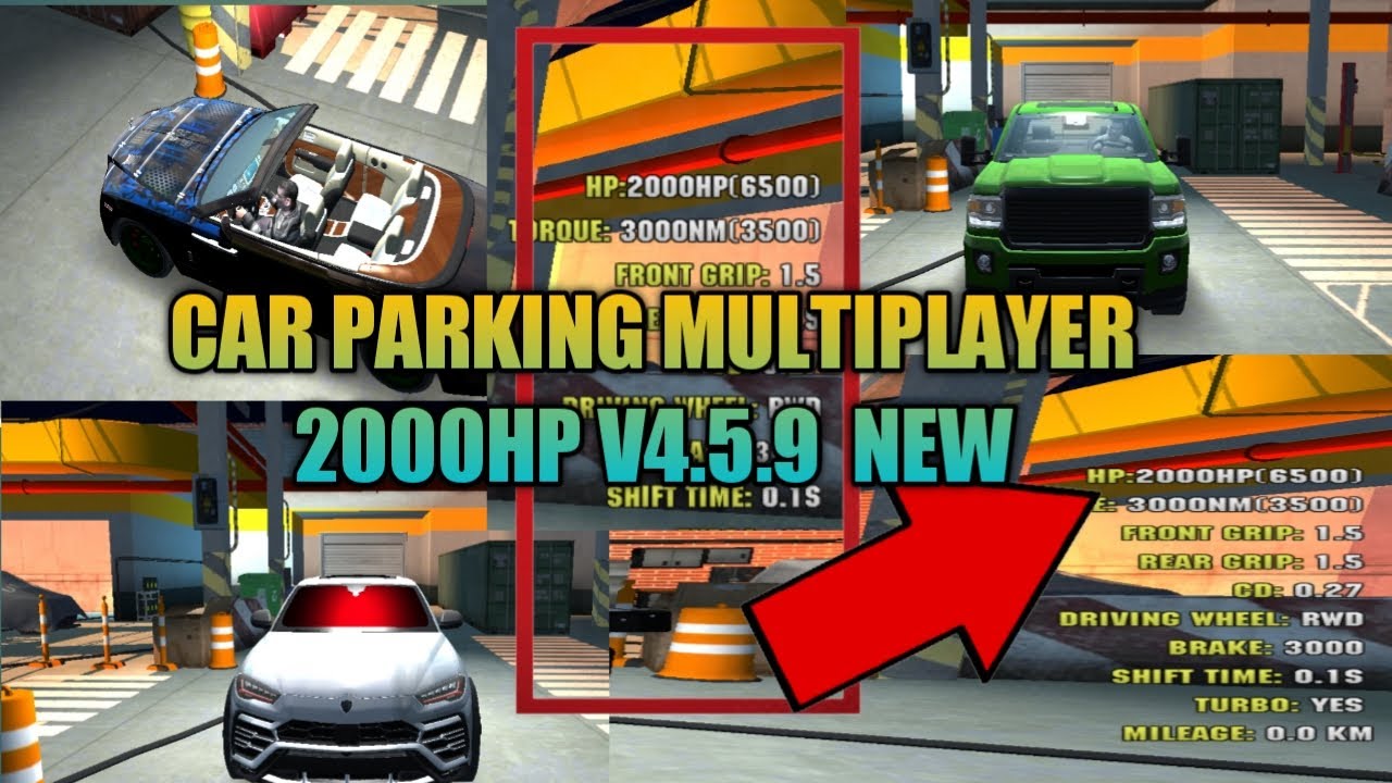 9900 Car Parking Multiplayer Mod 2000hp  Best HD