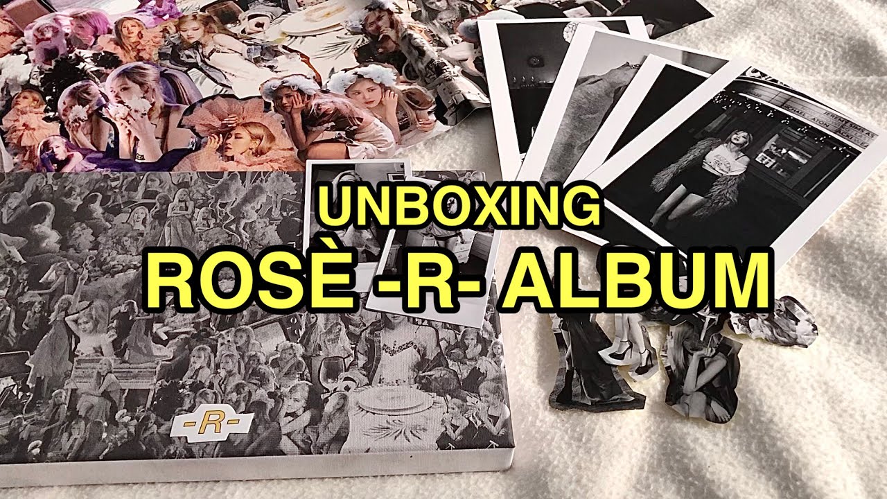 ROSÉ FIRST SINGLE ALBUM -R- UNBOXING ✨ stream on the ground and gone!
