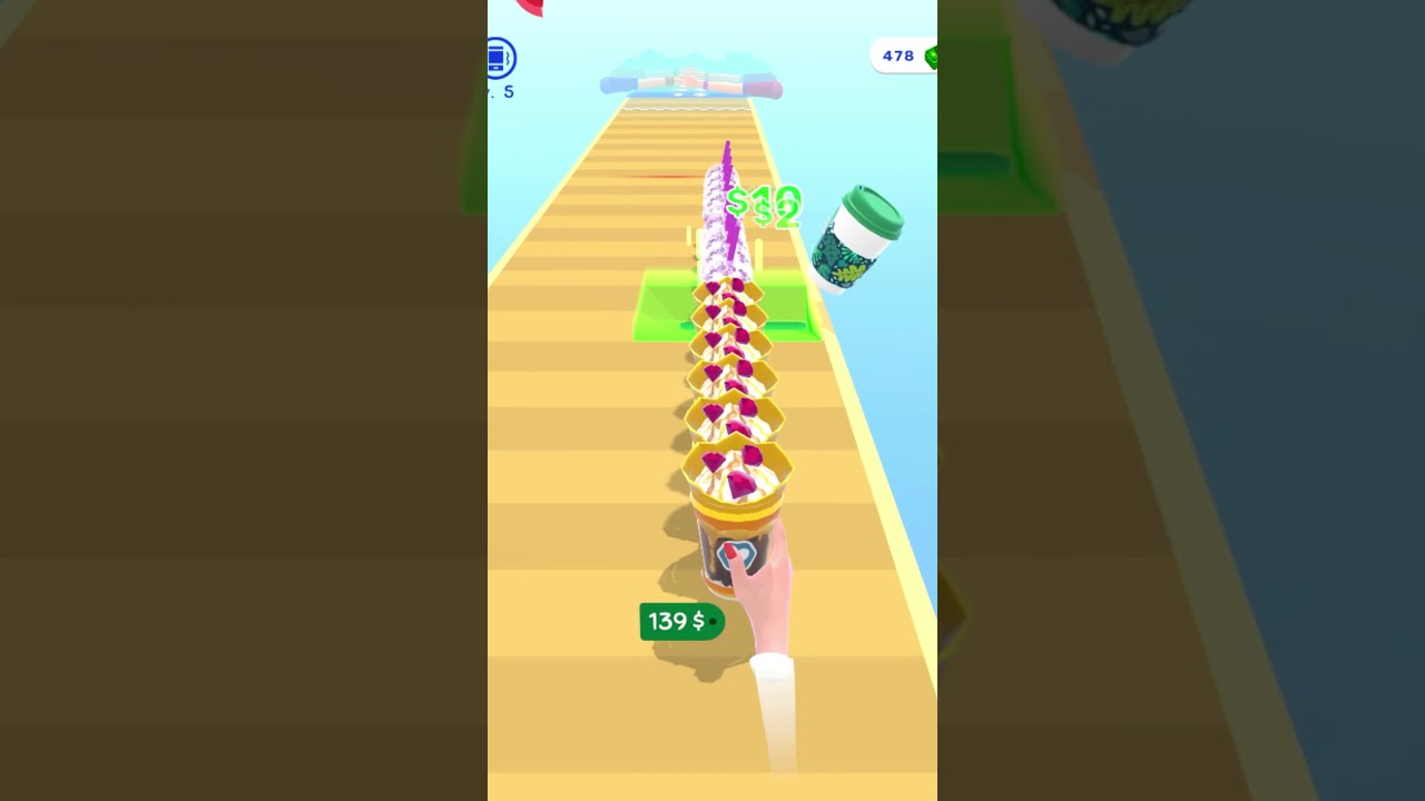 Coffee Stack | All Levels Gameplay (iOS/Android) Mobile Walkthrough 