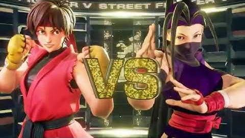 Street Fighter V Sakura VS Ibuki