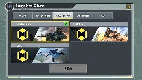 How To Change Calling Card In Cod mobile