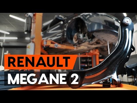 How to change front suspension arm / front control arm on RENAULT MEGANE 2 (LM) [TUTORIAL AUTODOC]