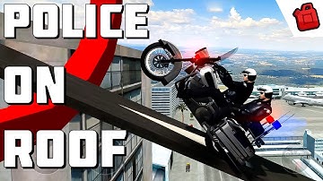 Police on the Roof - Stunts and Trick | Xtreme Motorbikes | Android and IOS Gameplay 3D