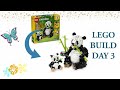 Building a LEGO Panda Family Day 3 || Build Your Own Pandas with LEGO