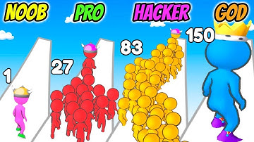 NOOB vs PRO vs HACKER vs GOD - Counting King 3D