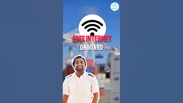 Which company provides free internet on Ship? #merchantnavy #seafarer #ytshorts #freeinternet #viral