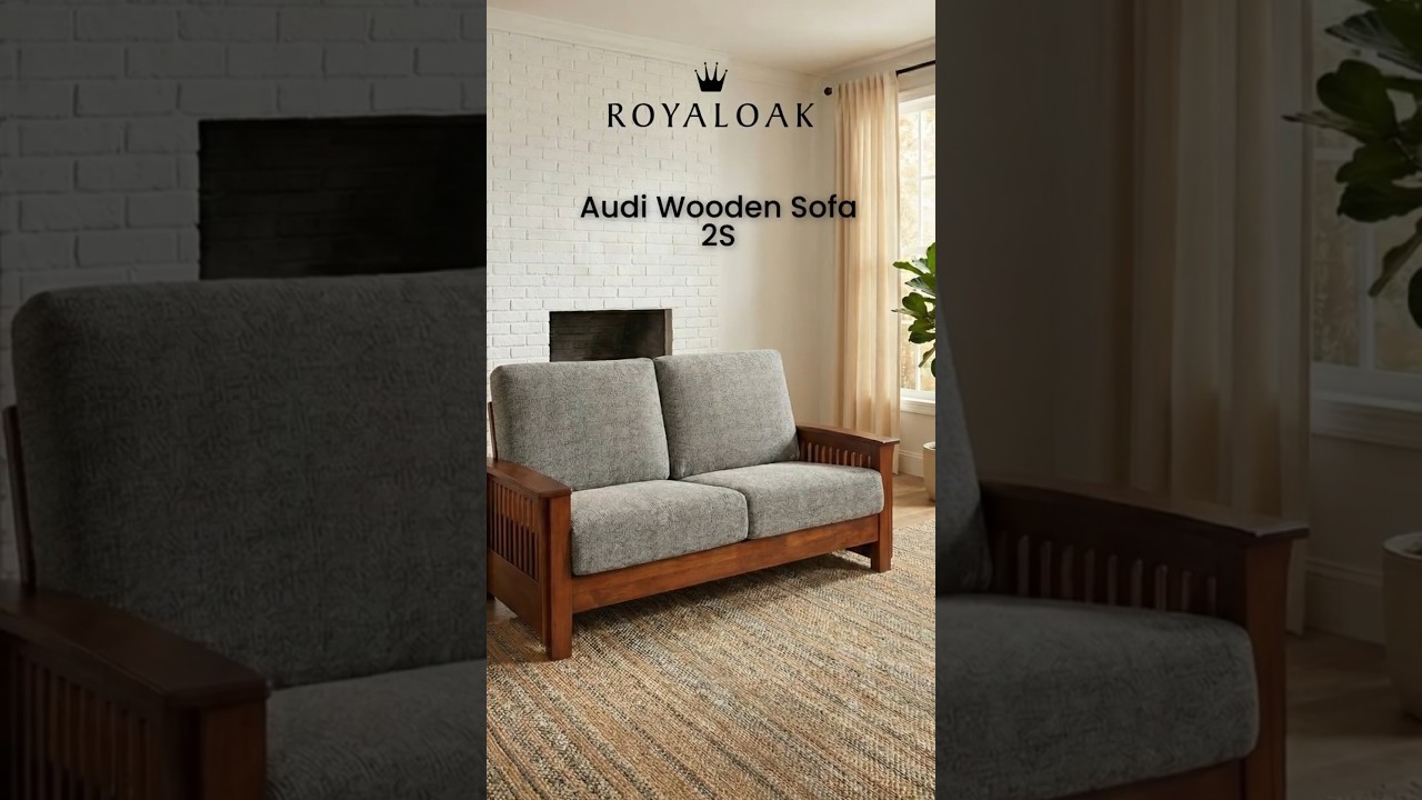 Watch Royaloak Audi Wooden Sofa Two Seater on YouTube Watch Royaloak Audi Wooden Sofa Two Seater on YouTube