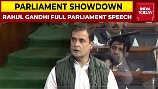 Rahul Gandhi's Two India Attack On Modi Govt On China, Employment & Wealth In Budget Session