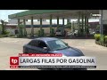 Surtidores registran largas filas de movilidades que buscan gasolina