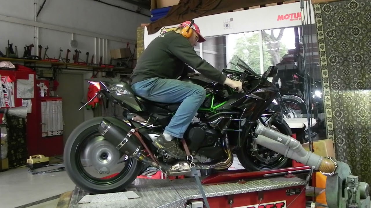 Kawasaki Ninja H2 Dynorun Soundcheck | PS-Treff | neuer Prüfstandsrekord