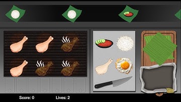 GRILLING TIME 🔥 Game Interaktif Sajian Ayam Bakar with Construct 3 || Construct 2
