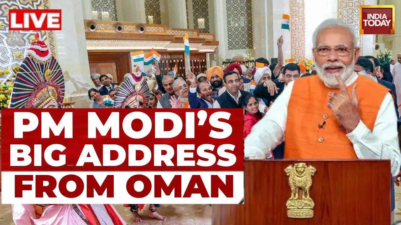 PM Modi LIVE: PM Participates In A Community Programme In Muscat, Oman | India Today LIVE News