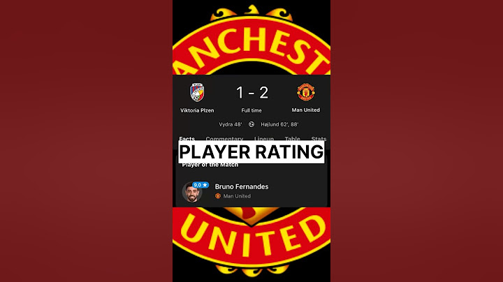 Viktoria Plzen 1-2 Manchester United Highlights PLAYER RATING #shorts #europaleague