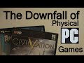 The downfall of physical pc games