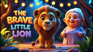 The Brave Little Lion 🦁 | Grandma Stories | Kids Moral Story | #stories #moralstories #viral