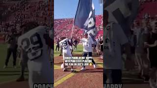 Penn State HC James Franklin didn’t approve 👀 (via audsnyder4/X)
