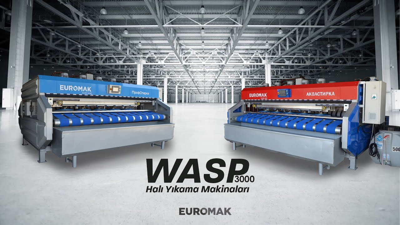 Machines à laver les tapis Euromak Hero F8 3000