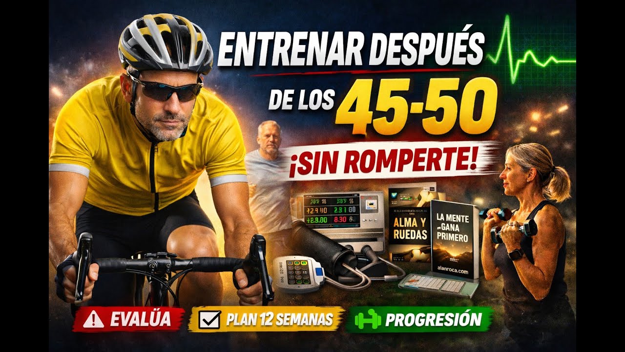 Deporte después de los 45: errores, riesgos y cómo entrenar bien desde el primer día.