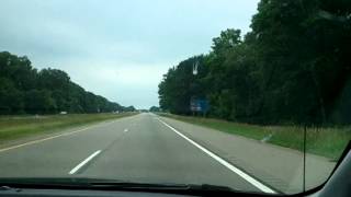 Interstate 96 Westbound Through Lansing,Michigan