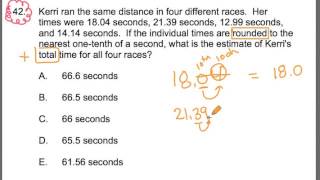 GOHMATH:#42 ~ Estimating 3 ~ CBEST Math Practice Test ~ Chris Abaham ~ GOHmath.com