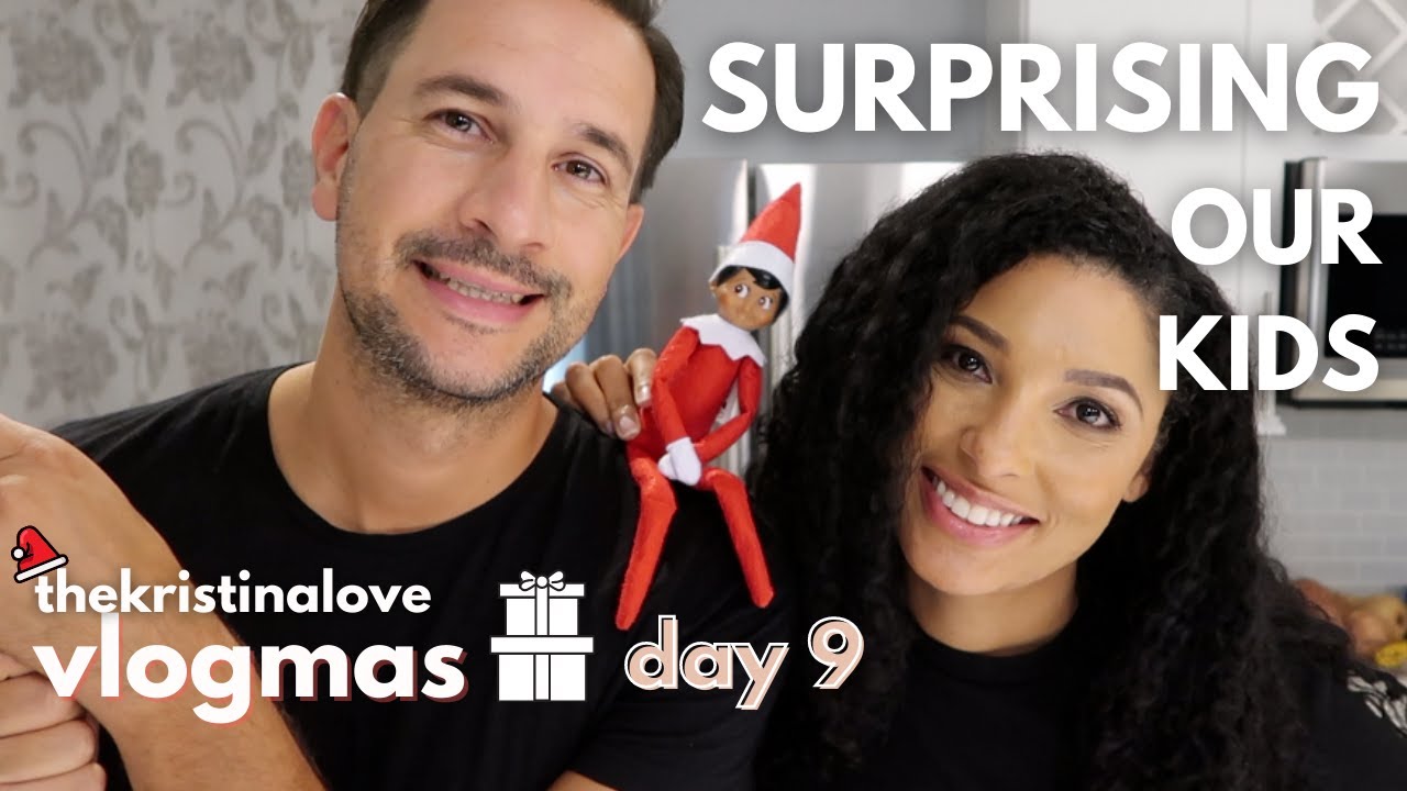 VLOGMAS DAY 9 | Unboxing Elf on the Shelf | Meet Our Elf on the Shelf | The Kristina Love