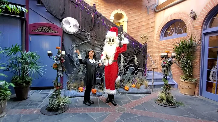 I as Becky the Bendy Girl meets Sandy Claws Jack S...
