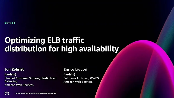 AWS re:Invent 2024 - Optimizing ELB traffic distribution for high availability (NET401)