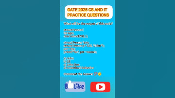 QUESTION 9 | POINTER PRACTICE QUESTIONS FOR GATE 2025 #shorts #gate2025  #gatecsit #gateexam