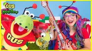 BUG SONG FOR KIDS Body Parts Exercise and Dance with Gus the Gummy Gator and Rainbow