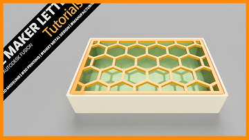Design a 3D Printable Soap Holder with Honeycomb Pattern in Fusion