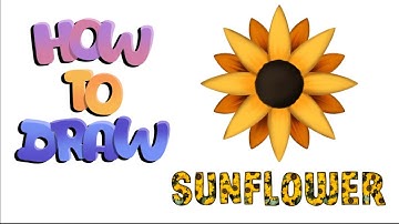 Draw Sunflower - Procreate  2024