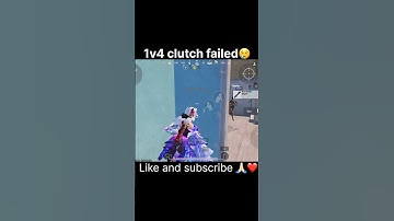 1v4 clutch failed😢#bgmi #1v4failed #viral #shortvideo #shorts #filter
