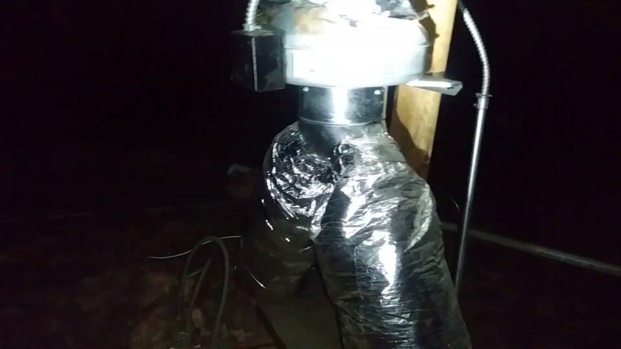 Remote Bathroom Exhaust System